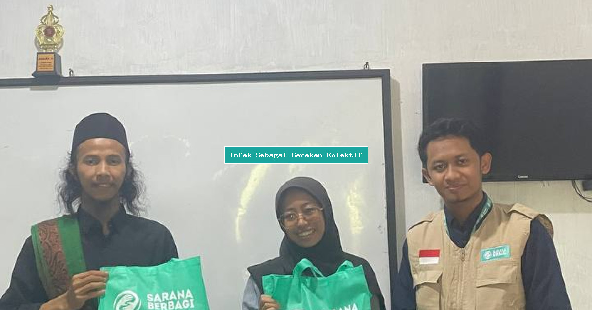 Infak Sebagai Gerakan Kolektif
